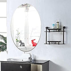 Unbreakable Mirror 30 cm COMBO ( Pack of 2 )